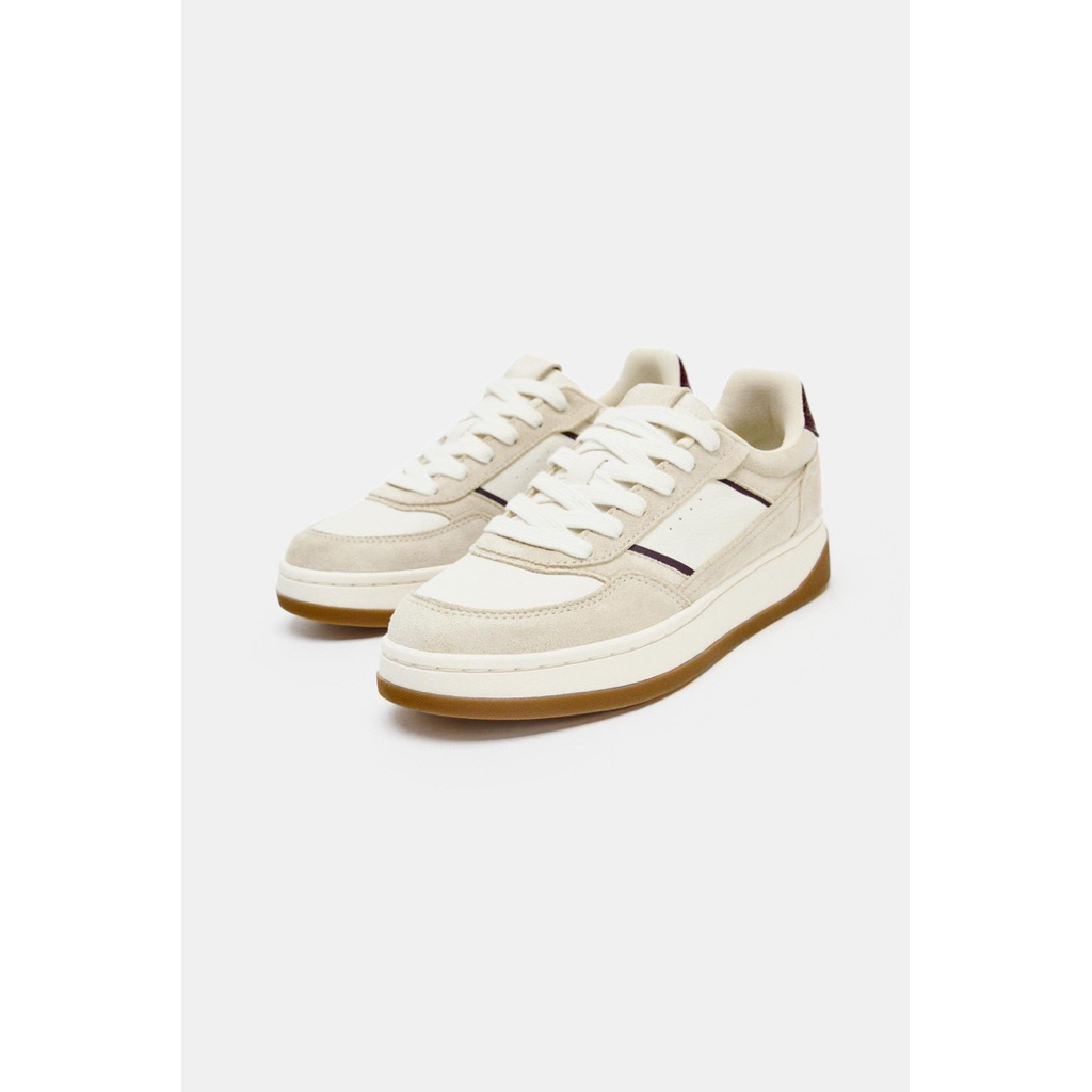ZARA Combined Trainers Shoes รองเท้าผ้าใบ งานแท้