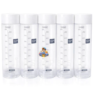 Super Lock ขวดน้ำ 1000ml มีสเกลบอกระดับน้ำ ฝาปิดแน่น พกพาง่าย ขวดน้ำสายสุขภาพ
