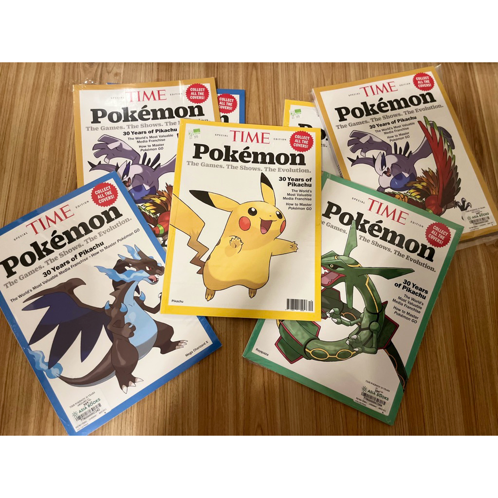 [TIME Magazine] POKEMON 30 YEARS ของลิขสิทธิ์แท้จำนวนจำกัด‼ หนังสือภาษาอังกฤษ 🇺🇸