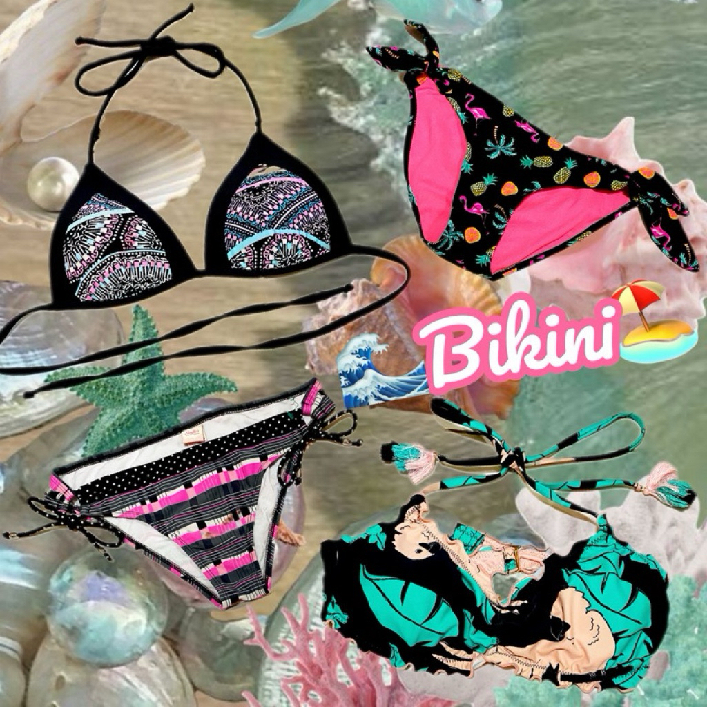 ชุดว่ายน้ำ บิกินี่ท่อนบน/ล่าง Bikini’s มือสอง🌈🏖️👙