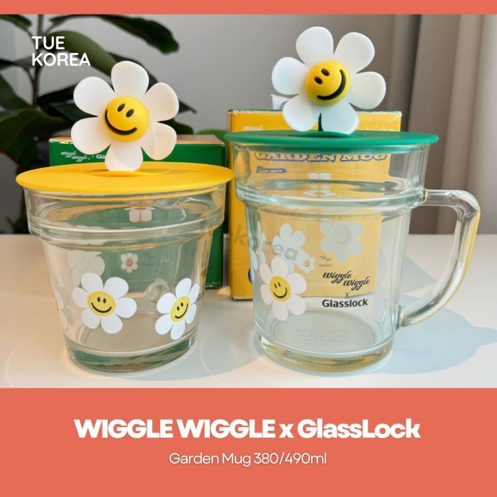 Glaslock X Wiggle Wiggle GARDEN MUG 380/490ml