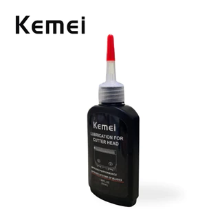 KEMEI น้ำมันหยอดปัตตาเลี่ยน น้ำมันแร่บริสุทธิ์ ไร้กลิ่น ไร้สี กันสนิม ลดความร้อน ยืดอายุใบมีด ขนาด55ml. *รอพรีออเดอร์*