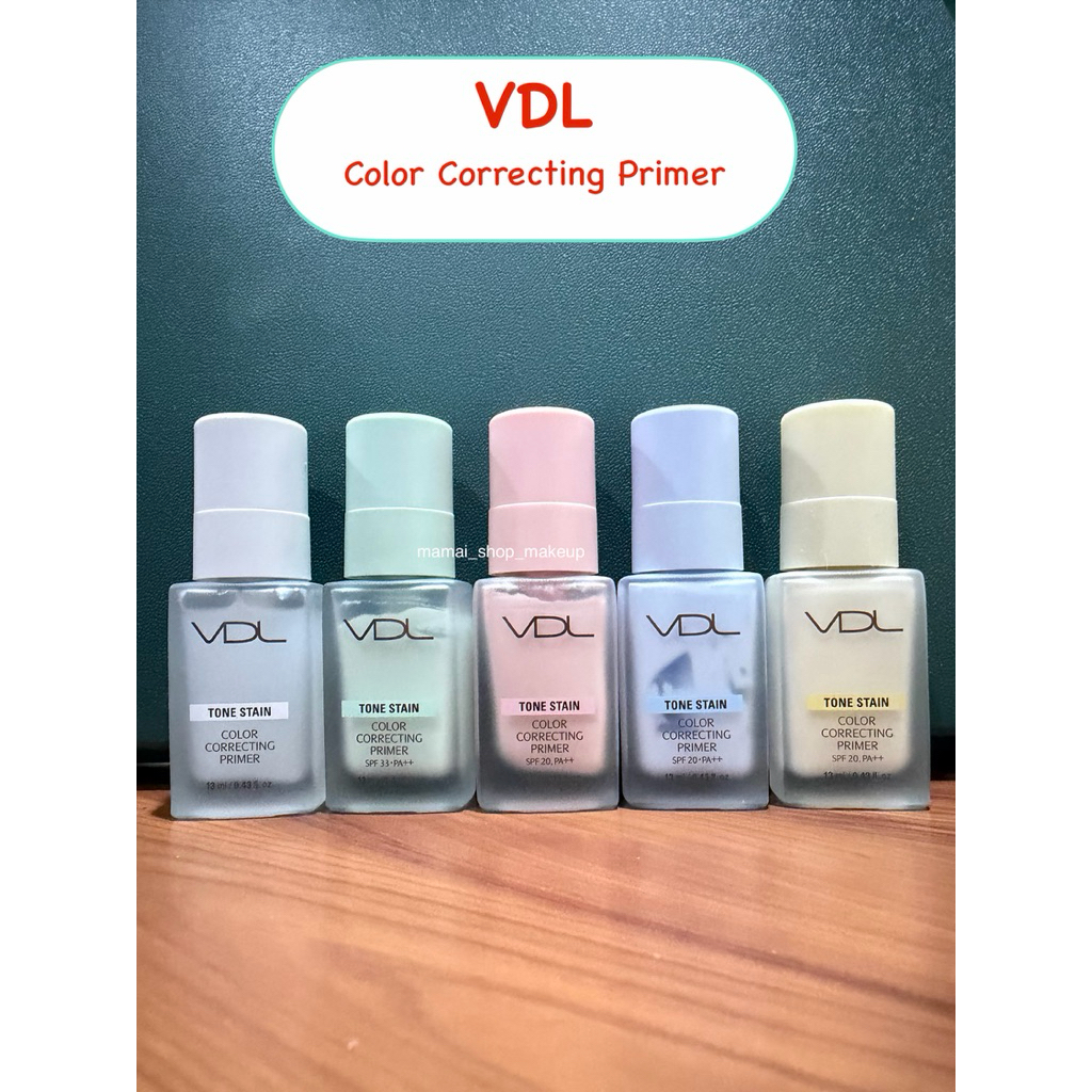 [พร้อมส่ง] แบ่งขายไพรเมอร์ VDL Tone Stain Color Correcting Primer 5 สี