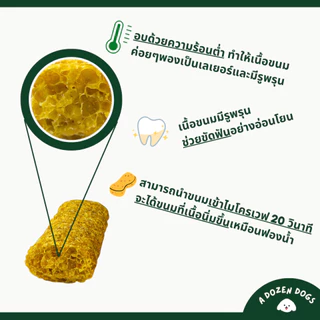 ขนาดทดลอง ขนมขัดฟันสุนัขนำเข้าจากเกาหลี BUG'S PET Veggie Chew ไขมันต่ำไม่มีสารสังเคราะห์