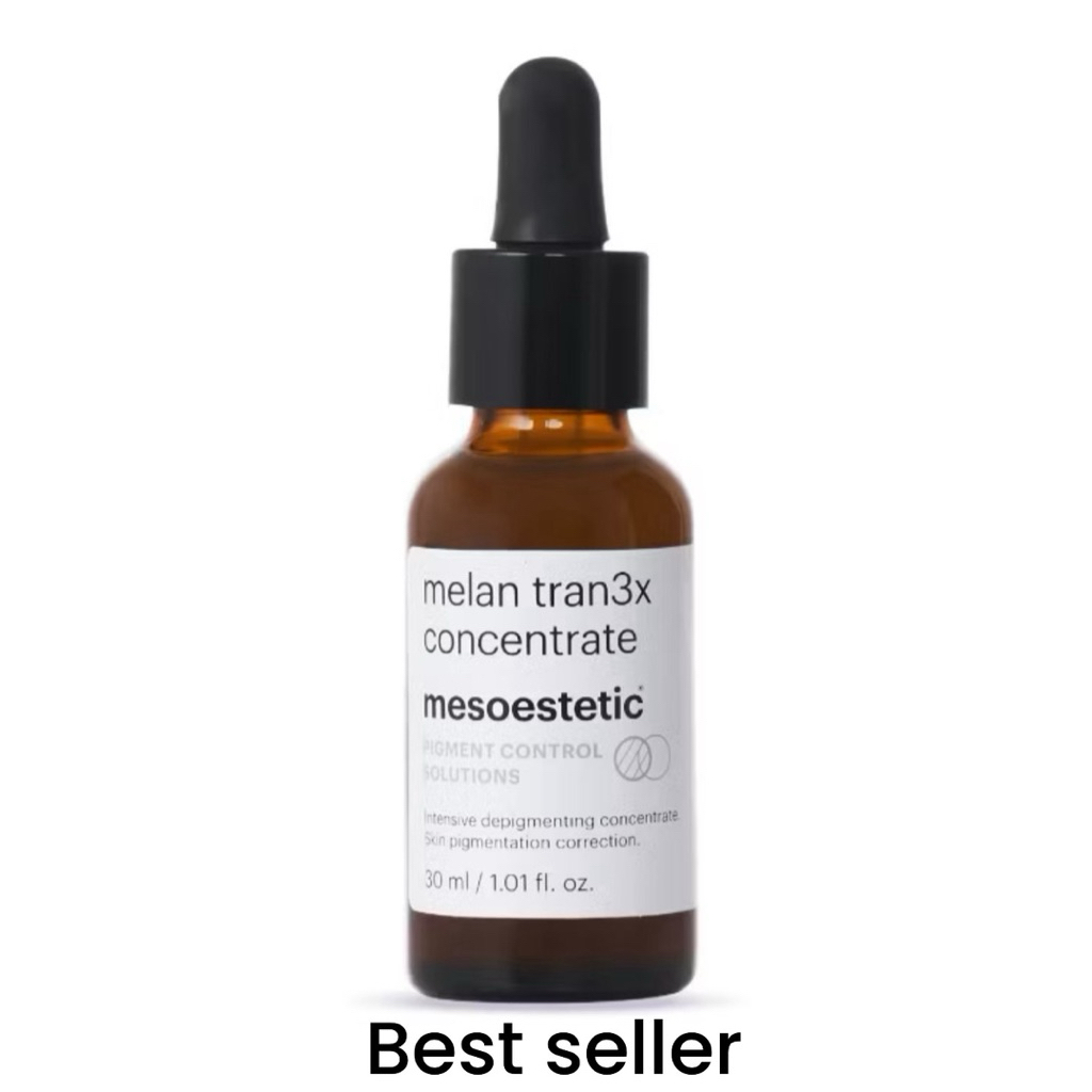 แท้ % ผลิตใหม่สุด exp.2030ค่ะ mesoestetic melan tran3x concentrate 30ml.
