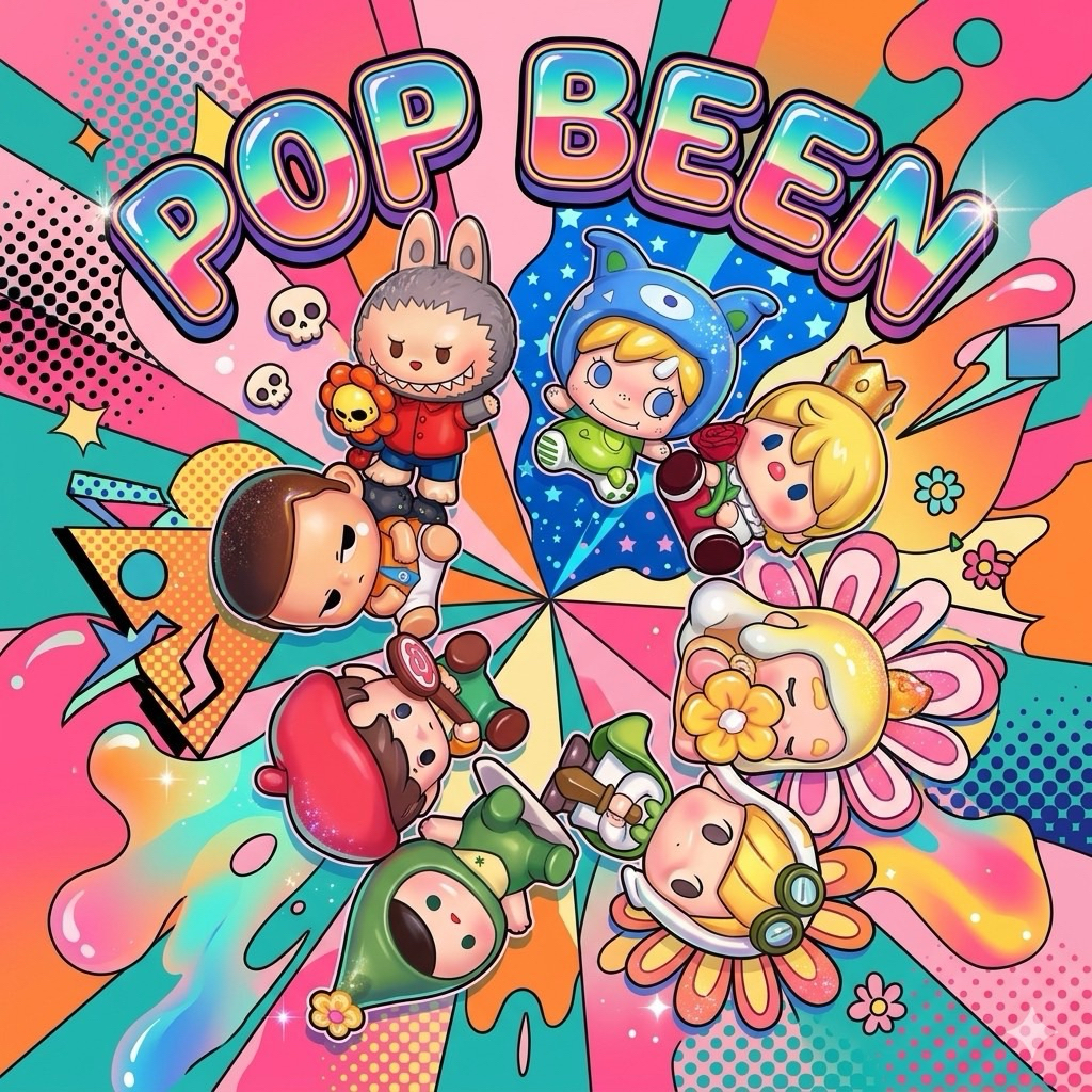 🔥ขายเท ลดล้างสต็อค🔥รวมฟิกเกอร์ Pop Bean ของแท้งาน Popmart หลายตัวละครสุดน่ารัก