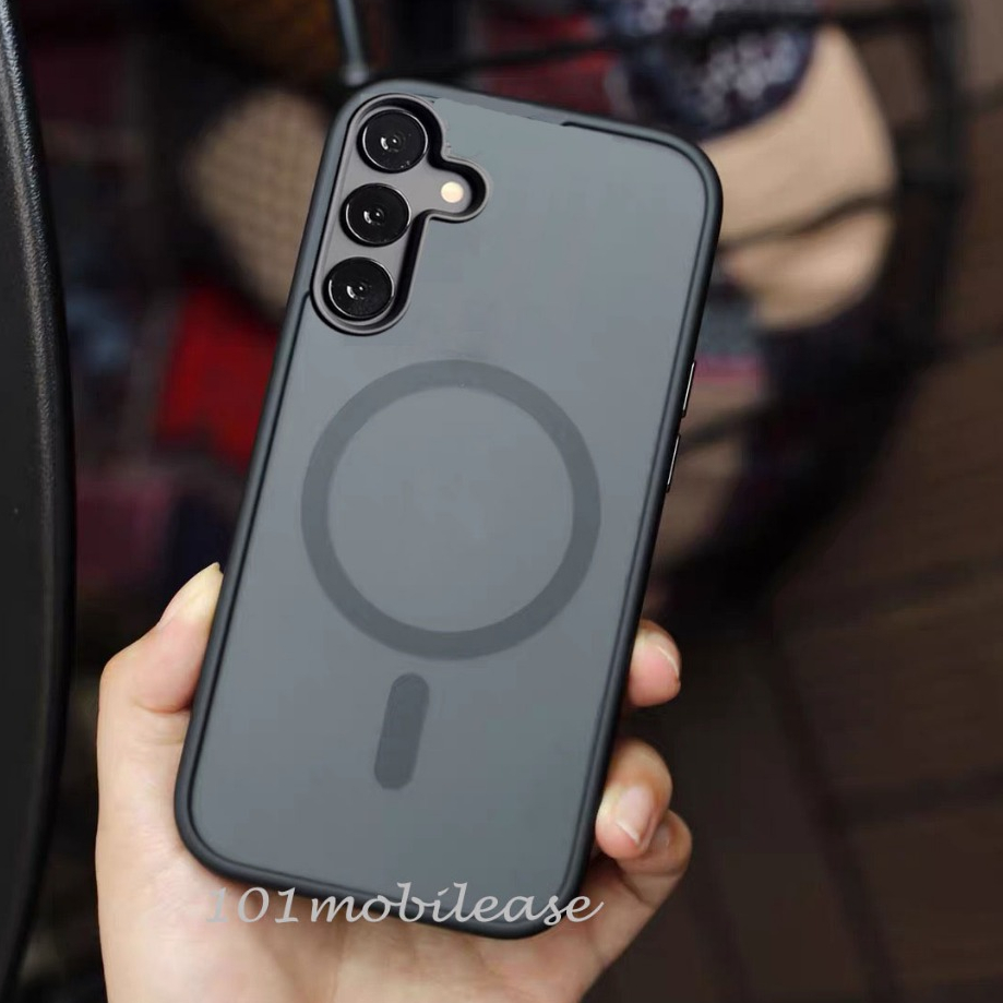 Case A07 A17 A16 A56 A36 A57 เคสผิวด้าน แม่เหล็ก ชาร์จได้ For SAMSUNG A06 A55 s26 S25 S23 S24 S24fe Ultra/Plus S25ultra