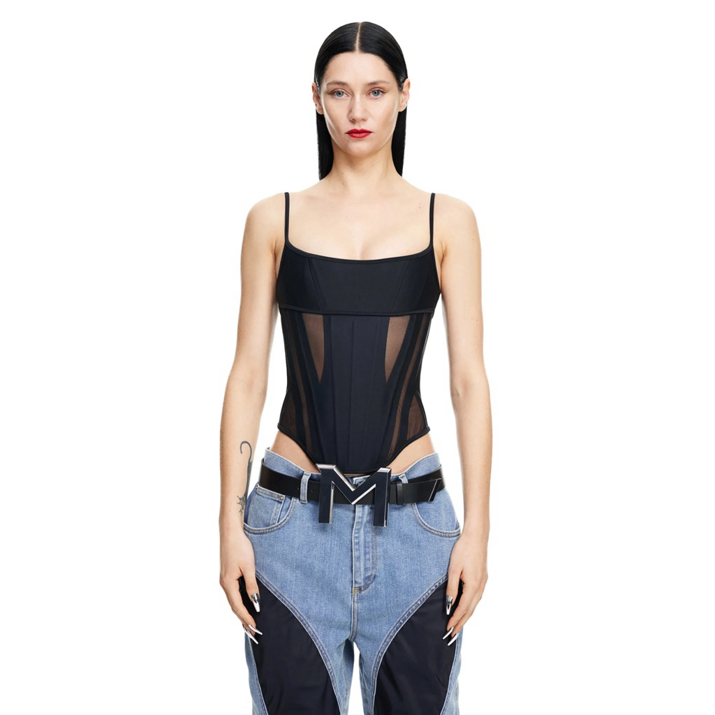 Mugler X H&M Corset top Size US4, Size S,EU36