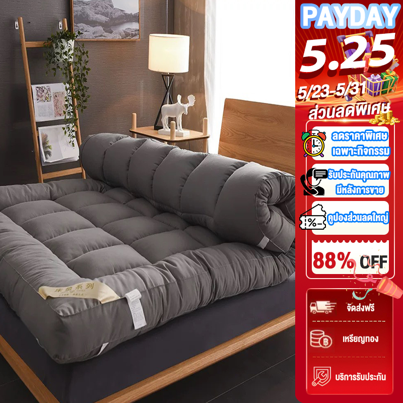 【PAYDAY】Goody ท็อปเปอร์ 2/3/3.5/4/5/6ฟุต ที่นอน ท็อปเปอร์ใยหนา 5/10ซม Topper นุ่มนอนสบาย กันไรฝุ่น
