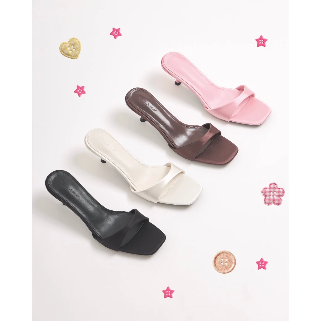 wilana shoes รองเท้าผ้าซาติน รุ่น SA-3