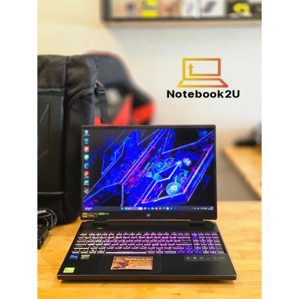 Acer Predator Helios Neo16 (16" 165Hz sRGB100%) i5-13500HX RTX4050(140W) RAM16GB.DDR5 SSD512GB.G4 สภ