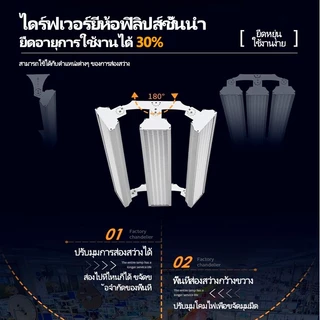 โคมไฟไฮเบย์ LED High Bay Light ไฟโรงงาน กันน้ำ IP65 ไฟโกดัง ไฟเพดานสูง แสงแรง