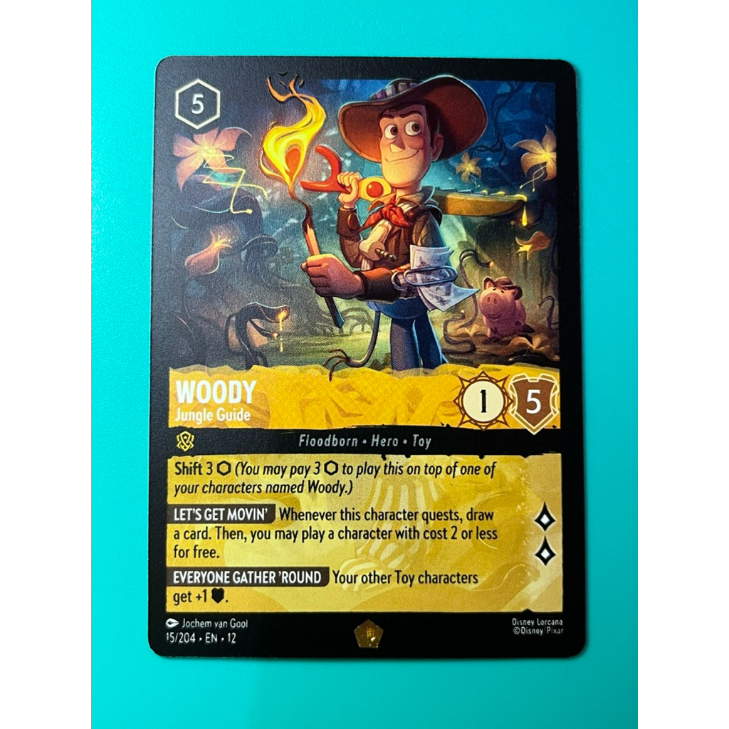 Disney Lorcana Woody new Legendary eng Box12-none foil