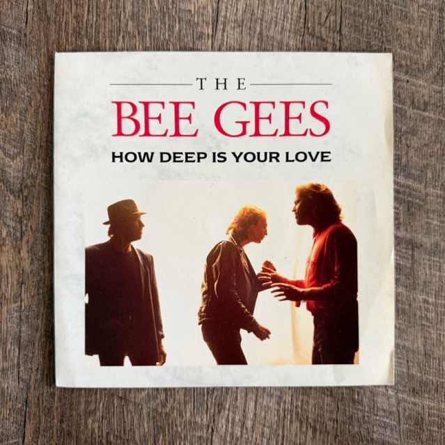 แผ่นเสียง Bee Gees - How deep is you love vinyl lp 7”(VG)