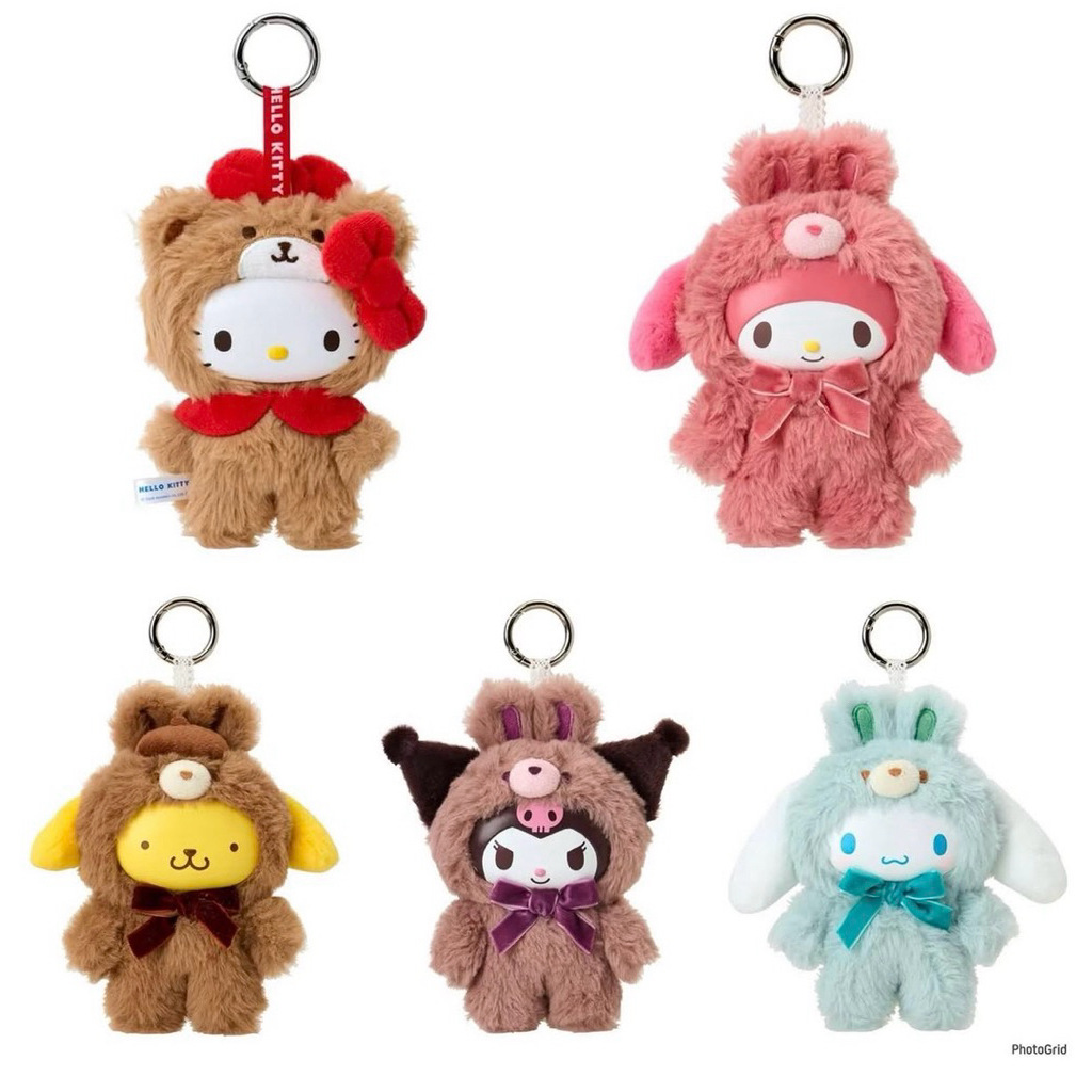 🌟พร้อมส่ง🌟 Sanrio Fine Face Mini Latte Bunny Mascot ของแท้