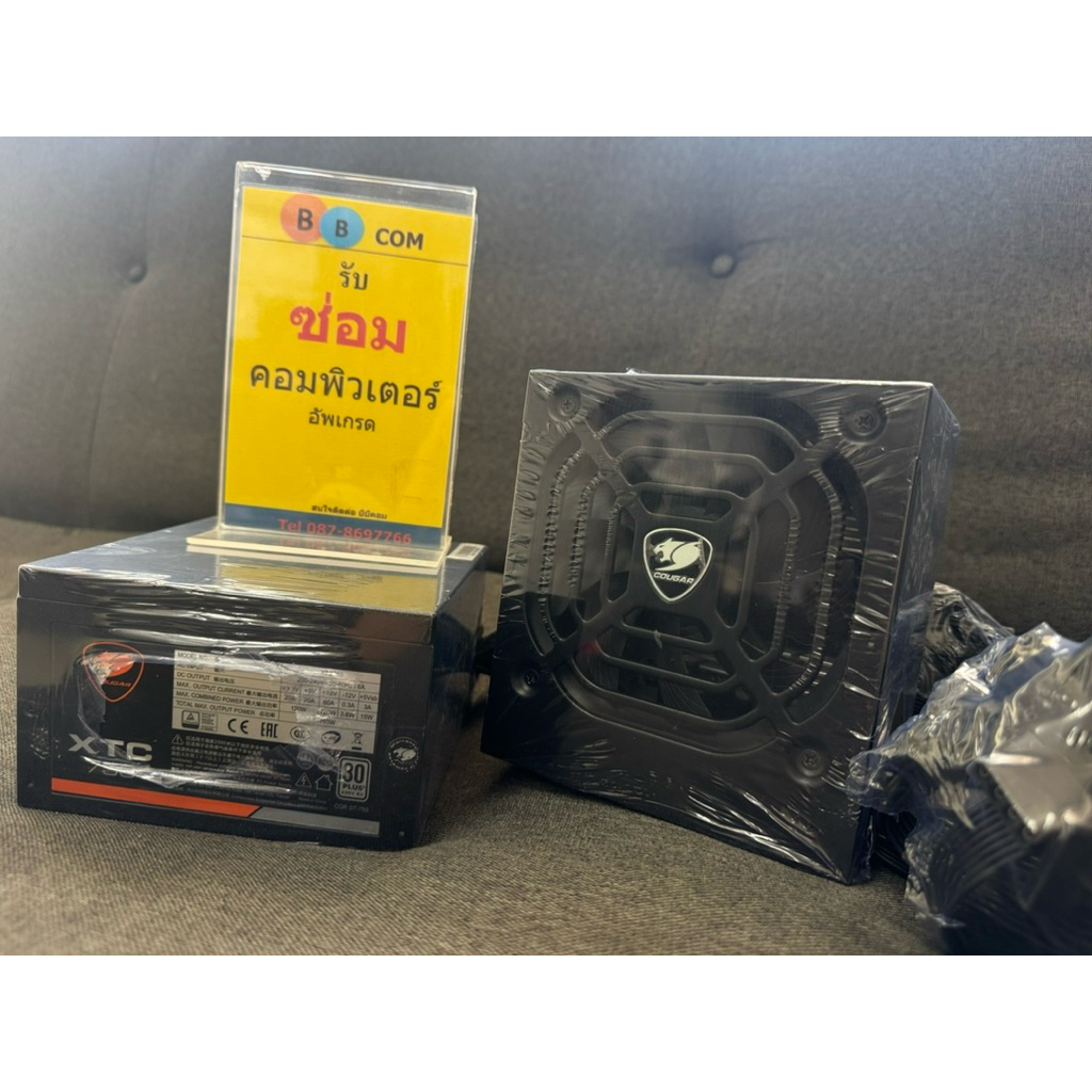 POWER SUPPLY (อุปกรณ์จ่ายไฟ) COUGAR XTC - 750W 80 PLUS WHITE(มือสอง)