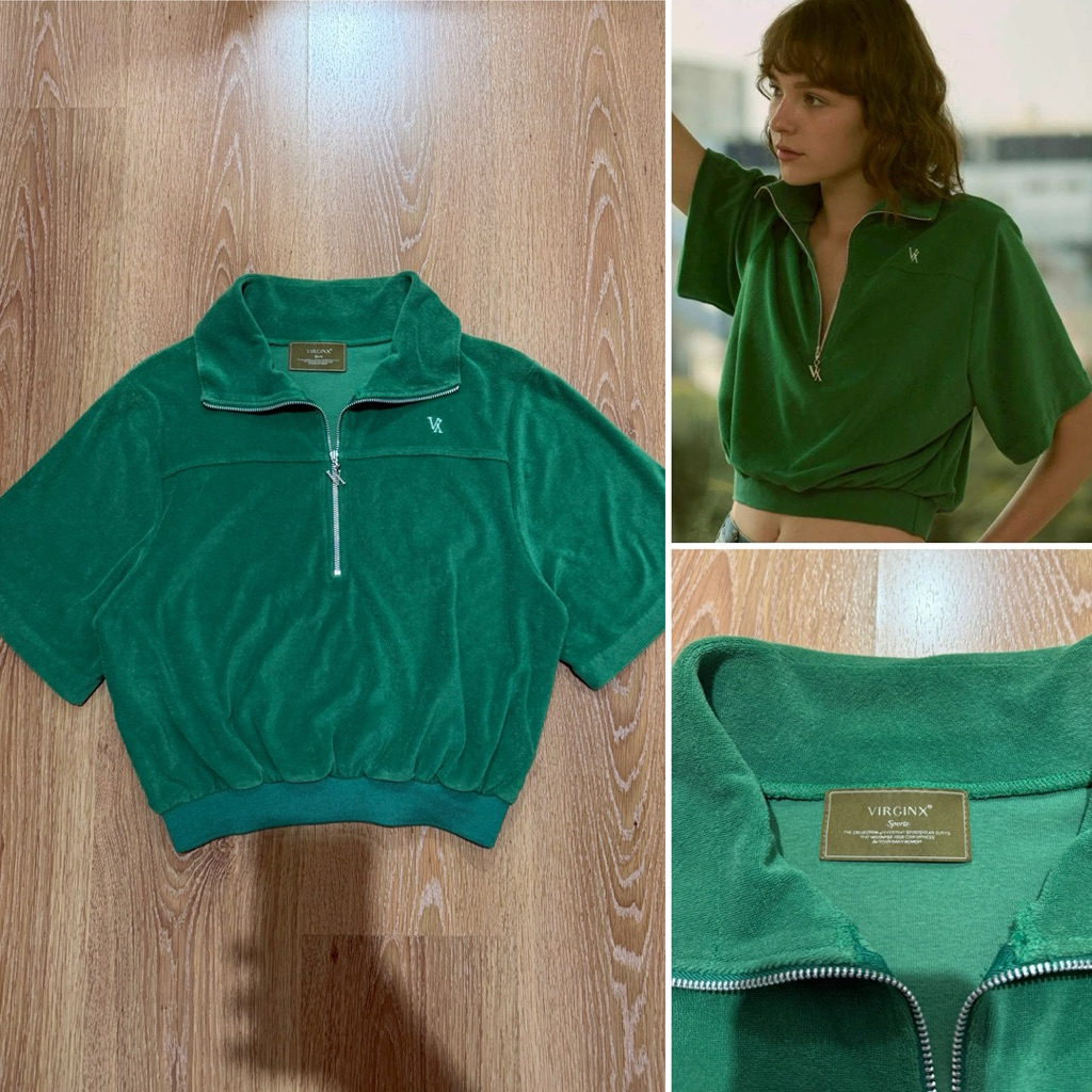 (ใช้โค้ดลดได้) virginx polo shirt