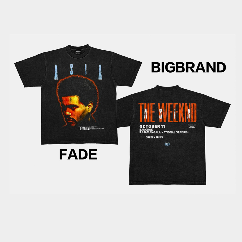 เสื้อยืด THE WEEKND tour ผ้าโครตเทพ