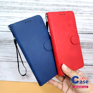 Case เคสฝาพับSamsung A06 A07 A02 A02S A03 A03S A04S A12(5G) A13(4G) A13(5G) A20 A23 A22 มีช่องใส่การ์ด มีตัวล็อกแม่เหล็ก