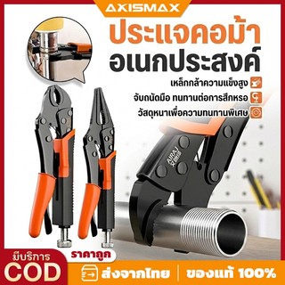 AXISMAX คีมล็อคอเนกประสงค์ ปากแหลมและปากโค้ง - คีมล็อค CR-V เกรดพรีเมียม สำหรับงานช่างมืออาชีพ