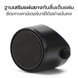 Alechaung ถังเคาะกากกาแฟ ถังเคาะผงกาแฟ Coffee Knock Box ความจุ 8-12ก้อน ปากถังแบบเฉียง พร้อมแกนซิลิโคน