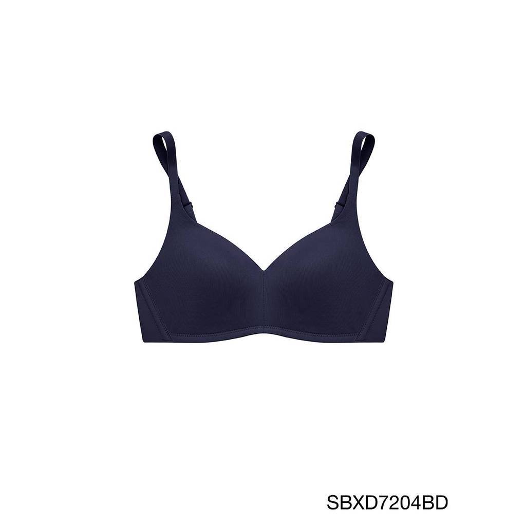 Sabina (Set 2 ชิ้น) Perfect Bra Level 1 เสื้อชั้นใน ไร้ตะเข็บ ไร้โครง รหัส SBXD7204BD - สีน้ำเงินเข้ม — صورة 2