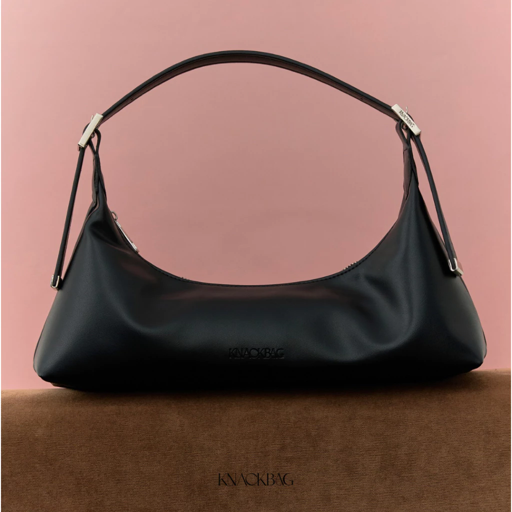 KNACKBAG - Jennie bag - กระเป๋าสะพายไหล่ รุ่นเจนนี่ สายเล็ก หนังเรียบสังเคราะห์ (PU Smooth)