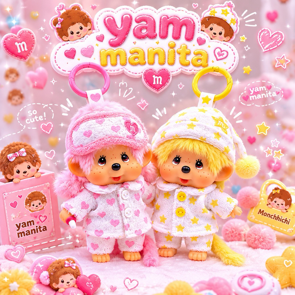 (พร้อทส่งในไทย🇹🇭 กทม.แมสได้) ตุ๊กตา Monchhichi limited Hong Kong คอลเลคชั้นใหม่ล่าสุด