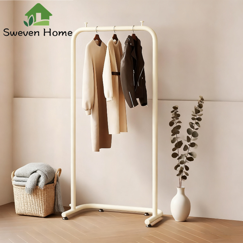 Sweven Home ที่แขวนผ้า ราวตากผ้า ราว ราวแขวนผ้าเหล็ก ดีไซน์เรียบง่าย อเนกประสงค์ แข็งแรง สามารถประกอบเองได้ง่ายๆ