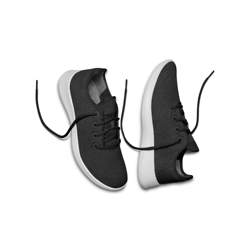 Allbirds حذاء رجالي Tree Runner — أسود — صورة 3