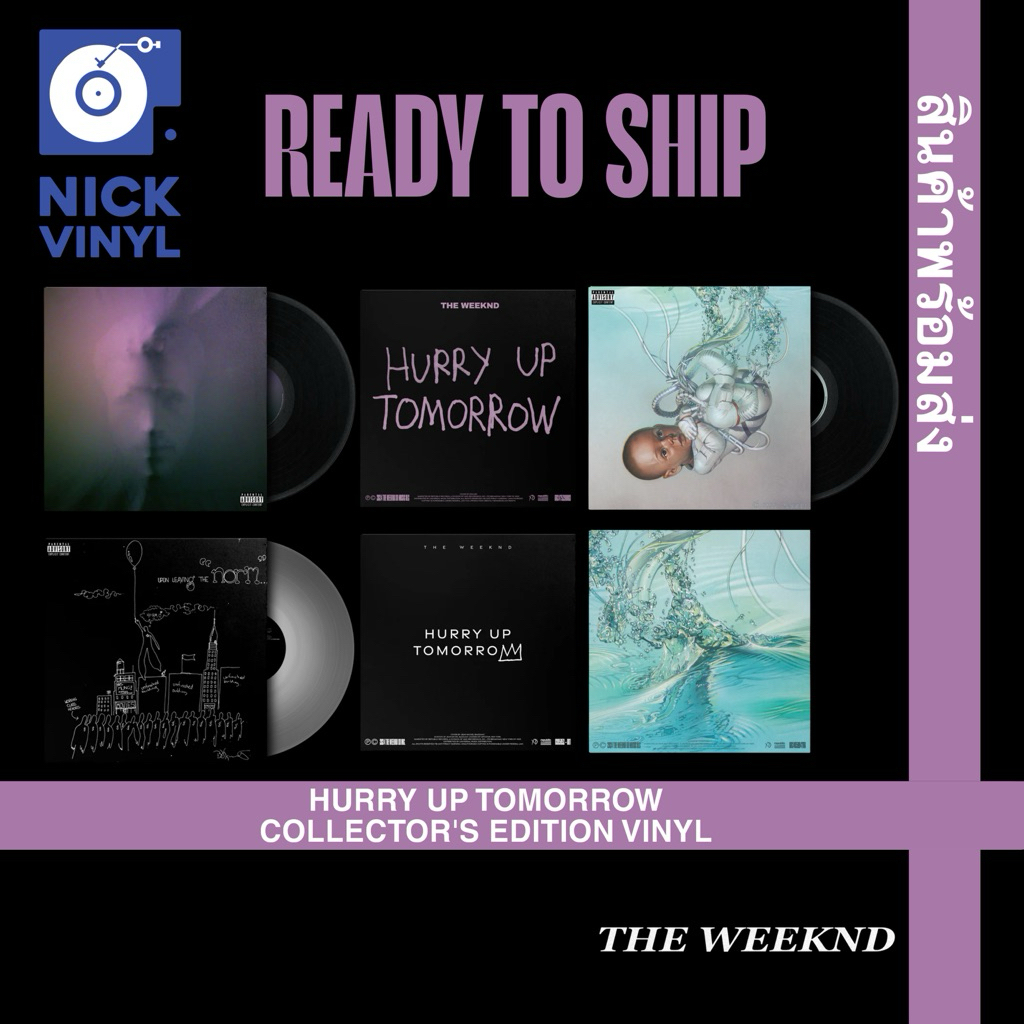 พร้อมส่ง - แผ่นเสียง THE WEEKND: ‘HURRY UP TOMORROW’ COLLECTOR'S EDITION VINYL