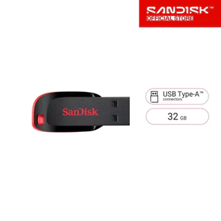 SanDisk CRUZER BLADE USB แฟลชไดร์ฟ 32GB,64GB.128GB USB2.0 (SDCZ50-128G-B35)