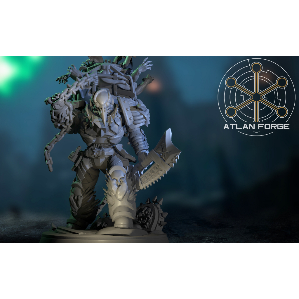Manus Mortis Amputator งาน Resin Miniature Model สำหรับ Tabletop Board Game ตั้งโชว์