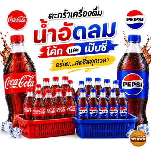 *30%200* ตะกร้ารวมเครื่องดื่ม โค้ก เป๊บซี่