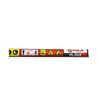 POLO เครื่องตัดหญ้าสะพายข้าง 4 จังหวะ 37 ซีซี รุ่น PL35X กำลังเครื่องยนต์ 0.8-0.85 กิโลวัตต์ (1.09-1.15 แรงม้า) ถังน้ำมั