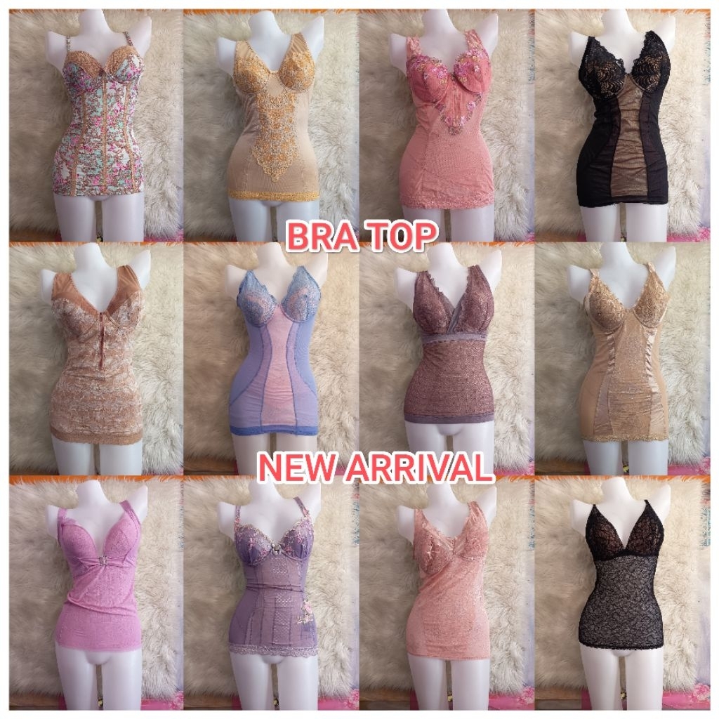🎊Bra top เสื้อสเตย์มีบรา ผ้าสเตย์ ใส่เพื่อหุ่นสวยงานนำเข้าคัดเกรดAAAมีหลายแบบหลายไซร์