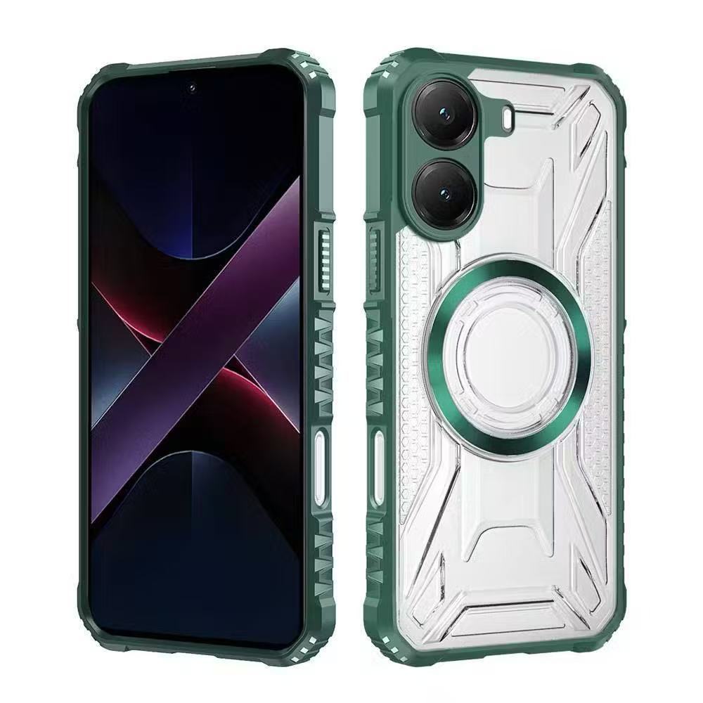 เคสใส แข็ง ชาร์จไร้สาย สำหรับ Oppo A6 A6X A6T A6TPro  เคสใสแม่เหล็ก