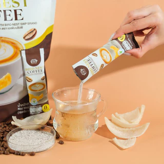 แท้ ✅ [โปร 1 แถม 2 ] SWP Bird Nest Coffee กาแฟรังนก คอลลาเจน กาแฟสำเร็จรูป 20 ซอง