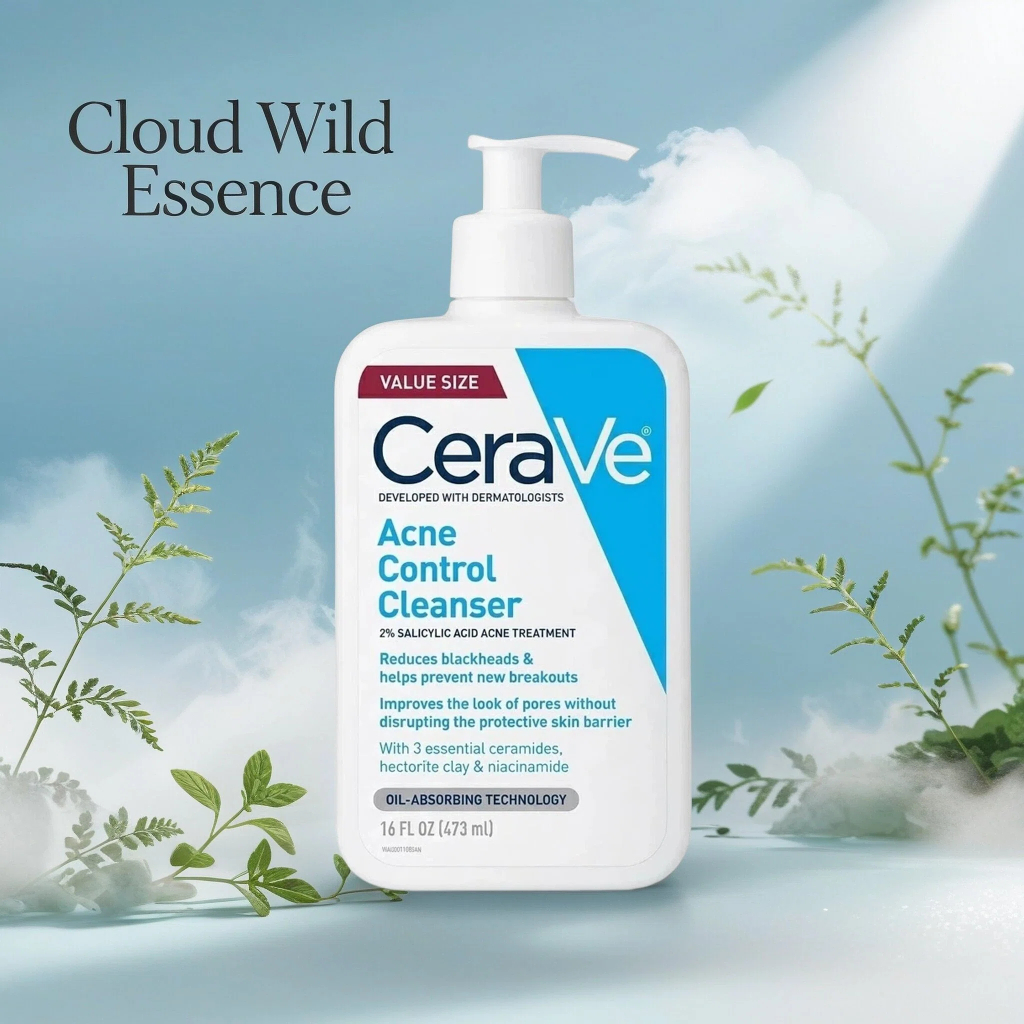 Best‑Selling CeraVe Acne Control Cleanser, Barrier‑Repairing Cleanser For Acne‑Prone Skin
