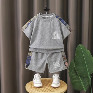 ชุดเด็กผู้ชาย สุดเท่ ชุดสำหรับเด็กผู้ชาย ใส่สะบาย เสื้อพ้อมกางเกง เหมาะกับฤดูร้าน ชุดสีขาว และ สีดำ ลายหมีไม่ซ้ำกัน แฟชั