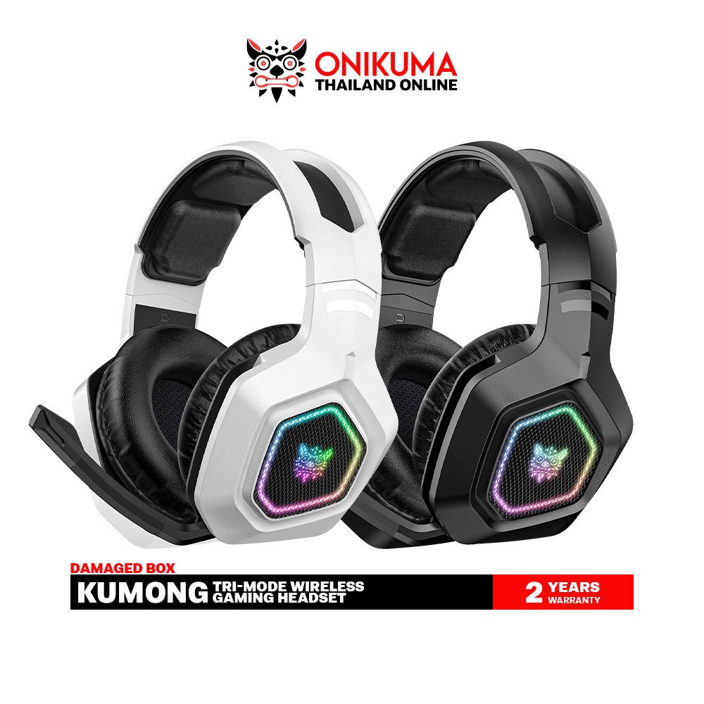 [Damaged Box] Onikuma Kumong Three Mode Headphone หูฟังเกมมิ่ง Bluetooth 5.3 / 2.4G / USB-C