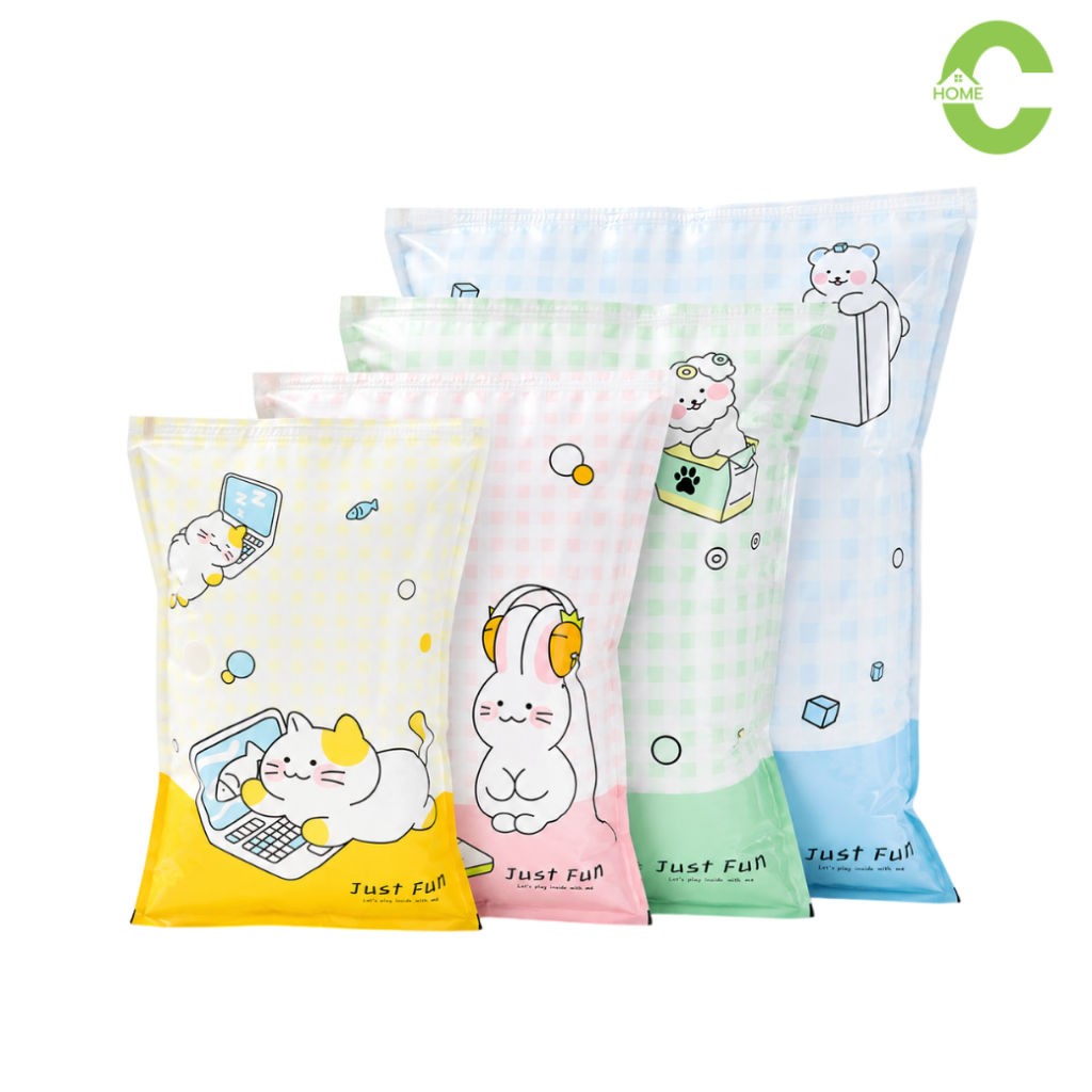 ถุงสูญญากาศ มีวาวล์ปิด ถุงใส่เสื้อผ้า Storage Vacuum Bag ประหยัดพื้นที่ สามารถใช้ซ้ำได้ Simple Living