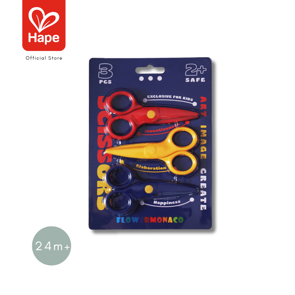 Hape - Safety Scissors ชุดกรรไกรเด็ก 24M+ รูปที่ 6