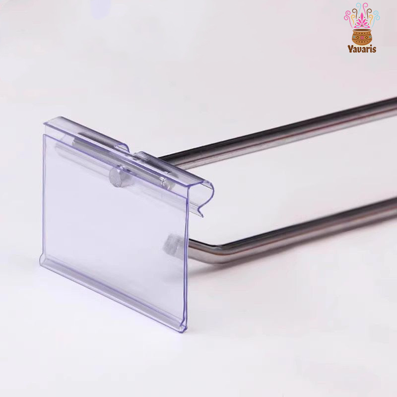 ป้ายราคา PVC ใส แข็งแรง ทนทาน ใช้งานได้หลากหลาย