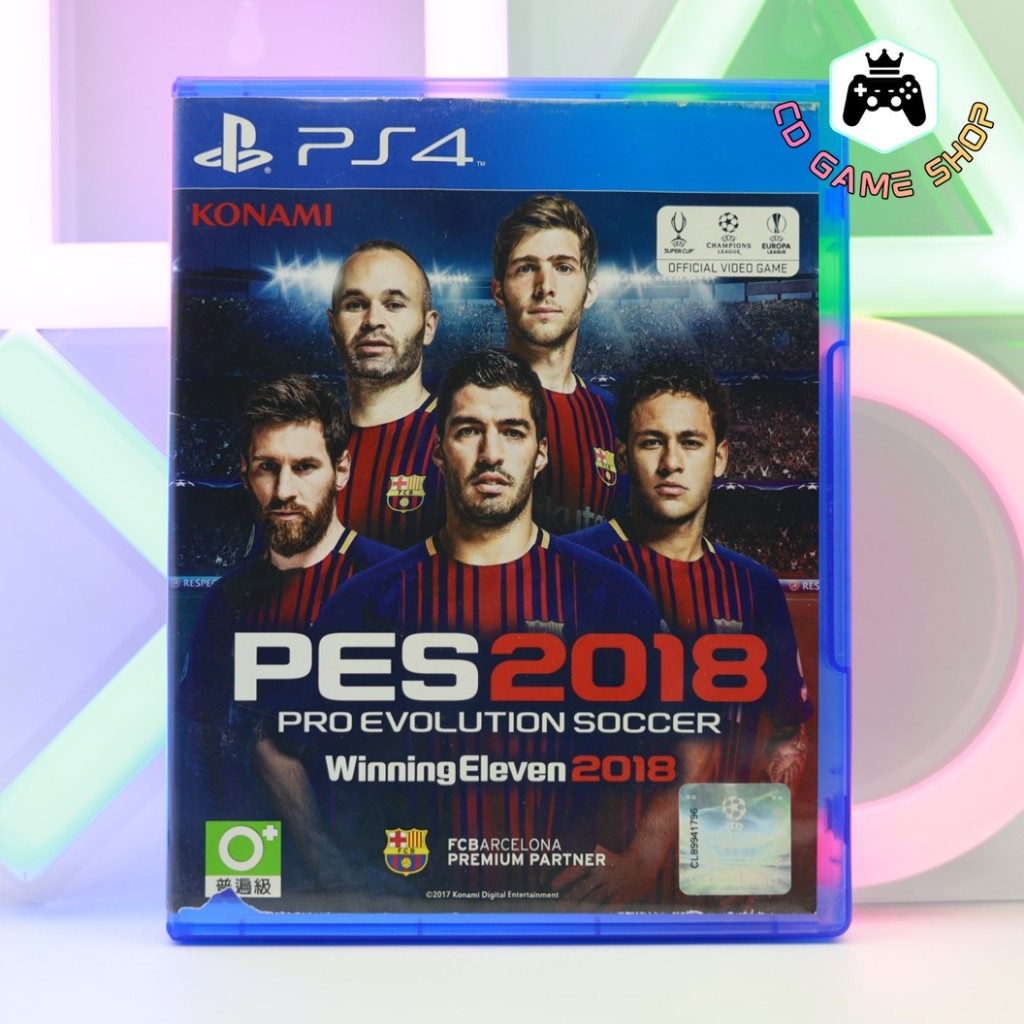แผ่นเกมส์ PS4 PES 2018 Pro Evolution Soccer 2018 : Winning Eleven 2018 (มือ 2) พร้อมส่ง