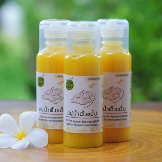 สบู่เหลวสมุนไพร : ขมิ้น&น้ำผึ้ง (Turmeric & Honey Body Wash) ผลิตโดย มาบเอื้อง