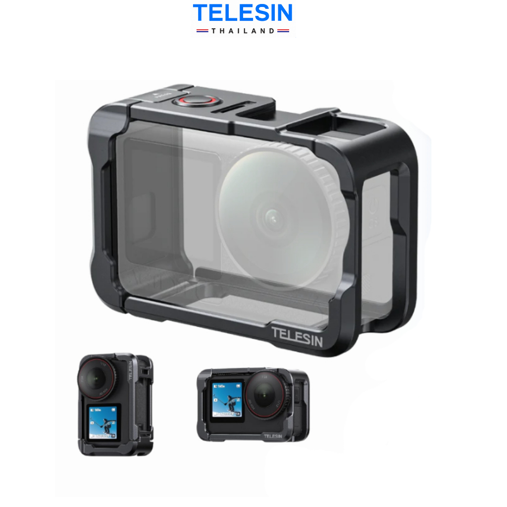 TELESIN DJI Osmo Action 6 Aluminum Alloy Protective Frame Case เคสอลูมิเนียมกันกระแทก (S6-FMS-35-TDJ)