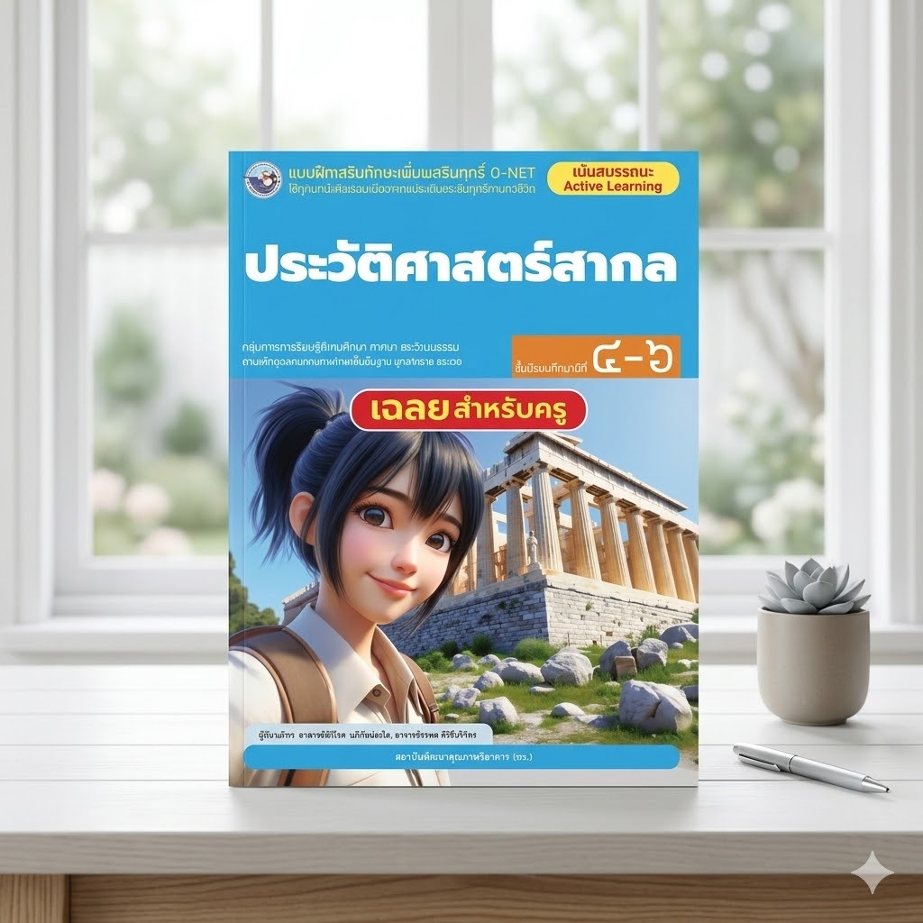 เฉลยแบบฝึกเสริมทักษะเพิ่มผลสัมฤทธิ์​ O-NET​ ประวัติศาสตร์​สากล​ ม.4-6 พว.