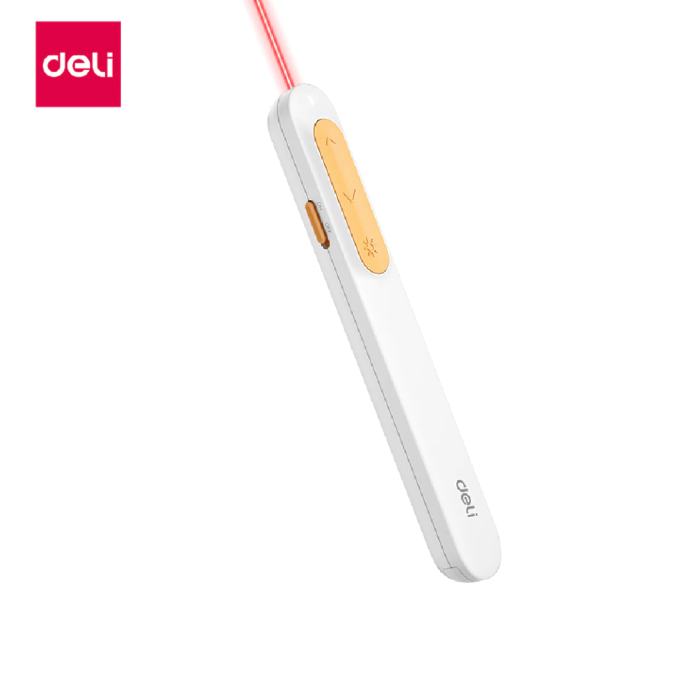 Deli เลเซอร์พอยเตอร์ ปากกาเลเซอร์ ปากกาพอยเตอร์ รองรับ USB/TypeC คุณภาพสูง งานนำเสนอ Laser Presenter