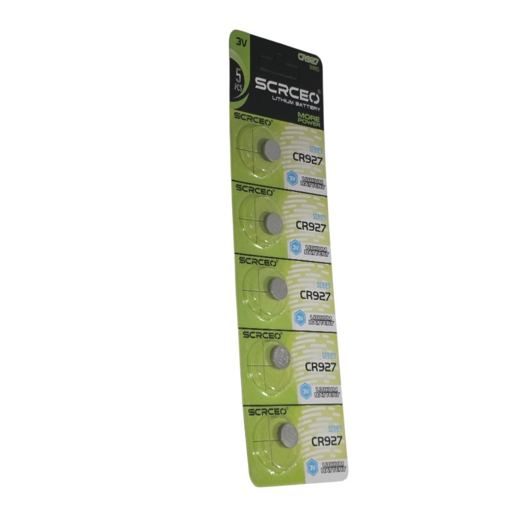 ถ่านกระดุม SCRCEO CR927 3V  แพค 5 ก้อน